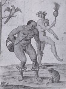 巴西印第安人跳舞 作者 约翰怀特